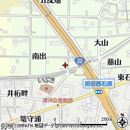 愛知県一宮市更屋敷南出62周辺の地図