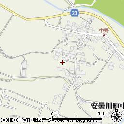 滋賀県高島市安曇川町中野311周辺の地図