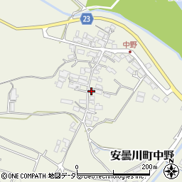 滋賀県高島市安曇川町中野306周辺の地図