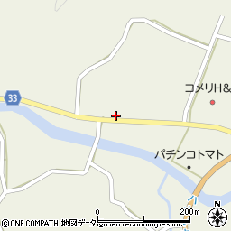 岐阜県恵那市山岡町上手向113周辺の地図