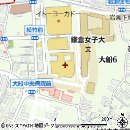 鎌倉芸術館　ギャラリー周辺の地図