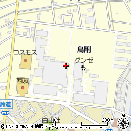 愛知県江南市村久野町鳥附周辺の地図