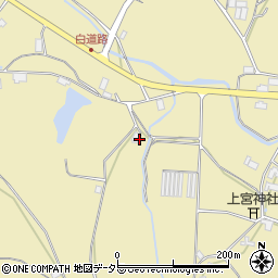 京都府綾部市白道路町吹ケ多和周辺の地図