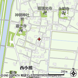 岐阜県羽島市小熊町西小熊1529周辺の地図