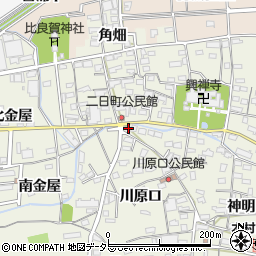 愛知県犬山市羽黒川原口39周辺の地図