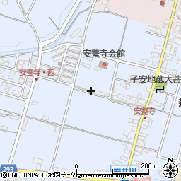 滋賀県高島市新旭町安井川268周辺の地図