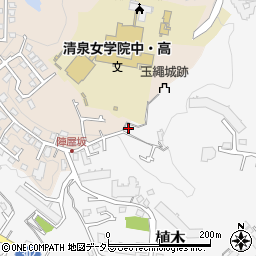 神奈川県鎌倉市植木48-6周辺の地図