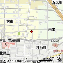 愛知県一宮市北方町曽根村東426周辺の地図