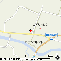 岐阜県恵那市山岡町上手向139周辺の地図