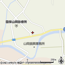 岐阜県恵那市山岡町上手向583周辺の地図