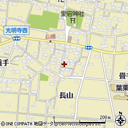 愛知県一宮市光明寺山屋敷145-2周辺の地図