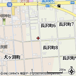 岐阜県大垣市長沢町6丁目30周辺の地図