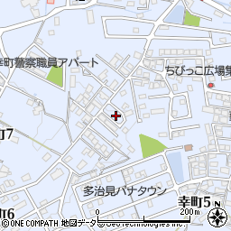 岐阜県多治見市幸町周辺の地図
