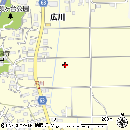 神奈川県平塚市広川周辺の地図