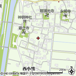岐阜県羽島市小熊町西小熊1528周辺の地図