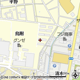 愛知県江南市村久野町鳥附1周辺の地図