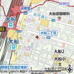 鍵開けの生活救急車　鎌倉市エリア専用ダイヤル周辺の地図