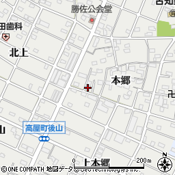 愛知県江南市勝佐町本郷53周辺の地図