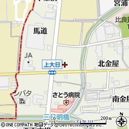 愛知県犬山市羽黒上大日周辺の地図