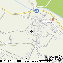 滋賀県高島市安曇川町中野316周辺の地図