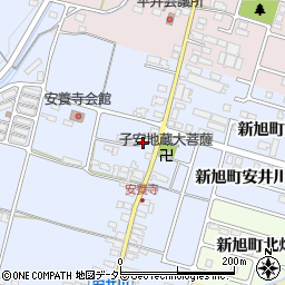 滋賀県高島市新旭町安井川87周辺の地図