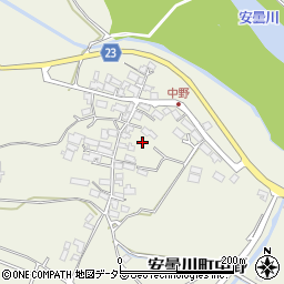 滋賀県高島市安曇川町中野302周辺の地図