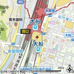成城石井大船ルミネウィング店周辺の地図