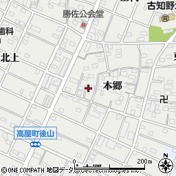 愛知県江南市勝佐町本郷63周辺の地図