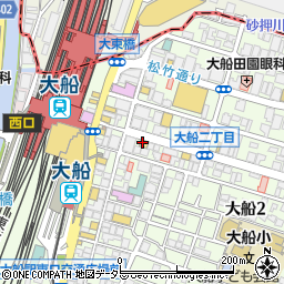 鳥貴族 大船東口店周辺の地図