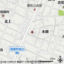 愛知県江南市勝佐町本郷28周辺の地図