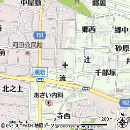 愛知県一宮市浅井町黒岩辻11周辺の地図