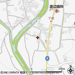 京都府綾部市物部町東中磧周辺の地図