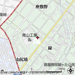 愛知県丹羽郡扶桑町斎藤薬師堂周辺の地図
