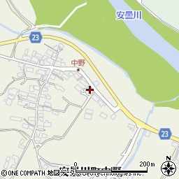 滋賀県高島市安曇川町中野198周辺の地図