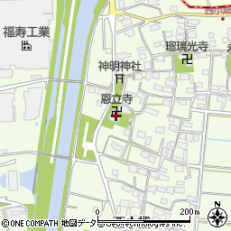 岐阜県羽島市小熊町西小熊1536周辺の地図
