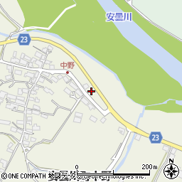 滋賀県高島市安曇川町中野187周辺の地図