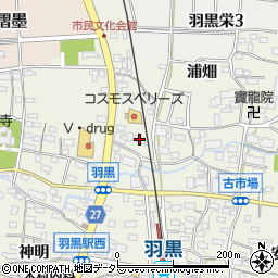 愛知県犬山市羽黒鳳町108-1周辺の地図