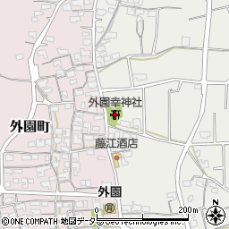 外園幸神社周辺の地図