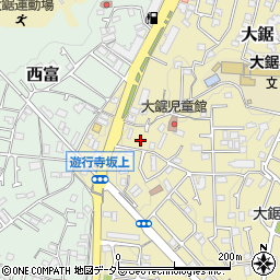 神奈川県藤沢市大鋸971周辺の地図