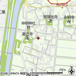 岐阜県羽島市小熊町西小熊1520周辺の地図