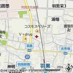 愛知県犬山市羽黒鳳町110周辺の地図