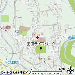 肥田支所周辺の地図