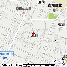 愛知県江南市勝佐町本郷105周辺の地図