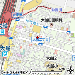 三井住友銀行大船支店周辺の地図