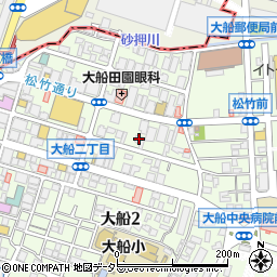 中央労働金庫大船支店周辺の地図