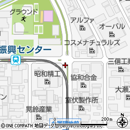 産業振興センター周辺の地図