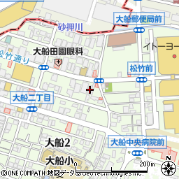 武田塾　大船校周辺の地図