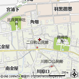 愛知県犬山市羽黒二日町57周辺の地図