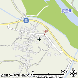滋賀県高島市安曇川町中野335周辺の地図
