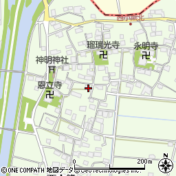 岐阜県羽島市小熊町西小熊1522周辺の地図
